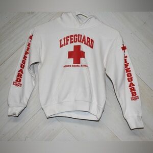 Gildan Heavy Blend White Hoodie youth small